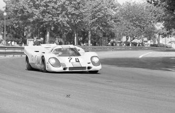 Derek Bell – Gijs Van Lennep (Porsche 917K). 1000 km de Barcelon a 1971 (Foto: Xavier Forcano)